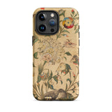 Floral Fantasy of Animals and Birds Iphone Case, 15 Pro Max / Matte, Animal-themed Patterned Phone Case