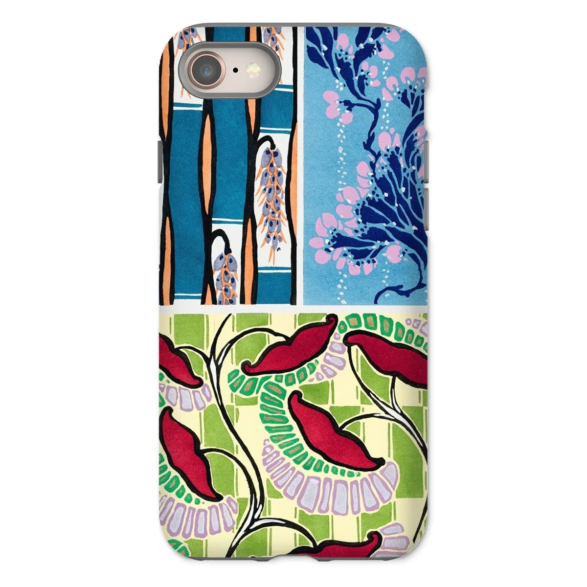 Floral Kitsch Aesthetic Art Phone Case - E.a. Séguy - Iphone 8 / Matte - Mobile Phone Cases - Aesthetic Art