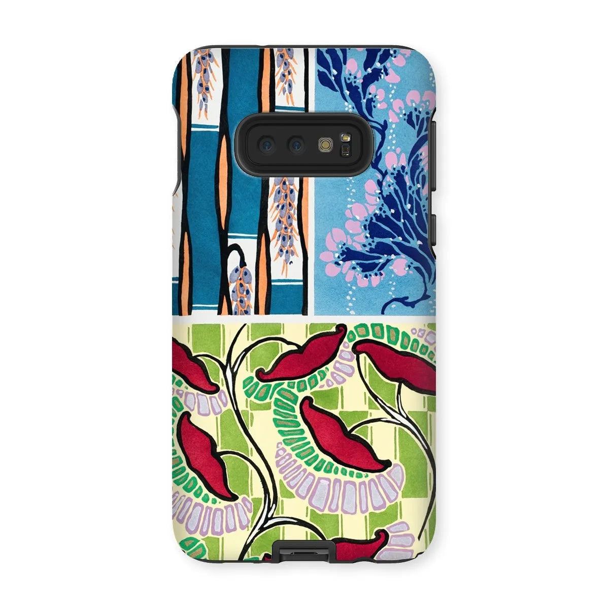 Floral Kitsch Aesthetic Art Phone Case - E.a. Séguy - Samsung Galaxy S10e / Matte - Mobile Phone Cases - Aesthetic Art