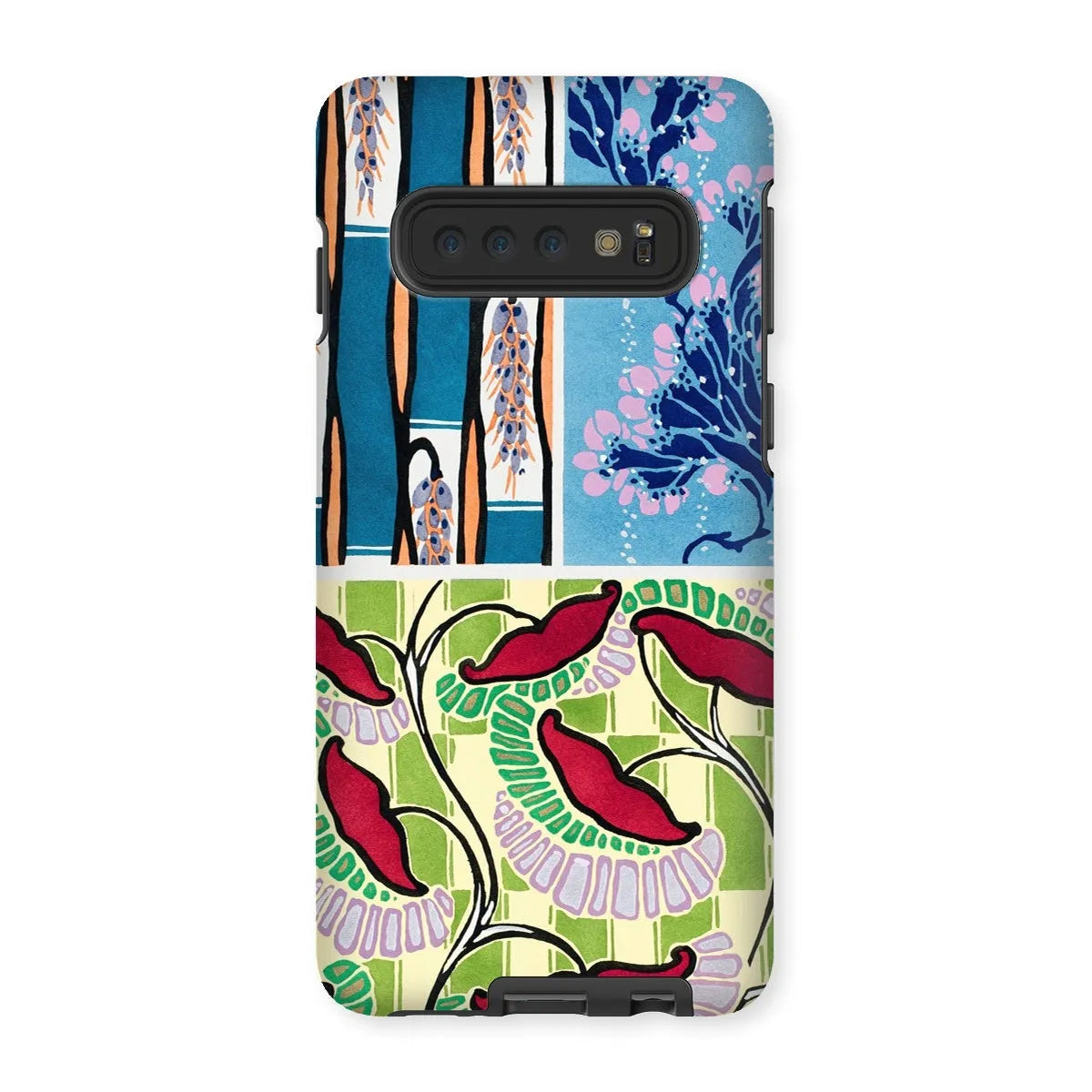 Floral Kitsch Aesthetic Art Phone Case - E.a. Séguy - Samsung Galaxy S10 / Matte - Mobile Phone Cases - Aesthetic Art