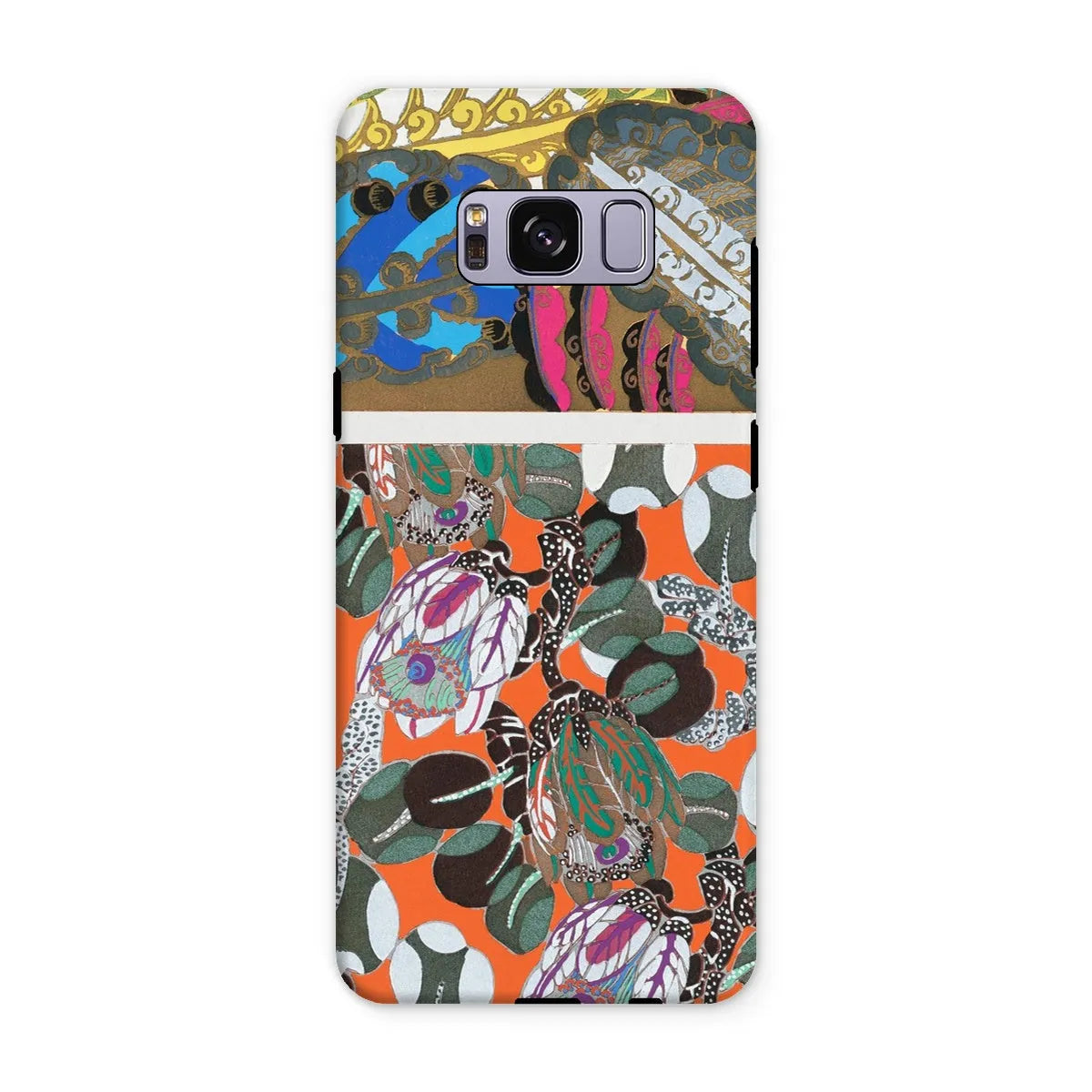 Floral Motifs - Decorative Art Phone Case - Edouard Benedictus - Samsung Galaxy S8 Plus / Matte - Mobile Phone Cases