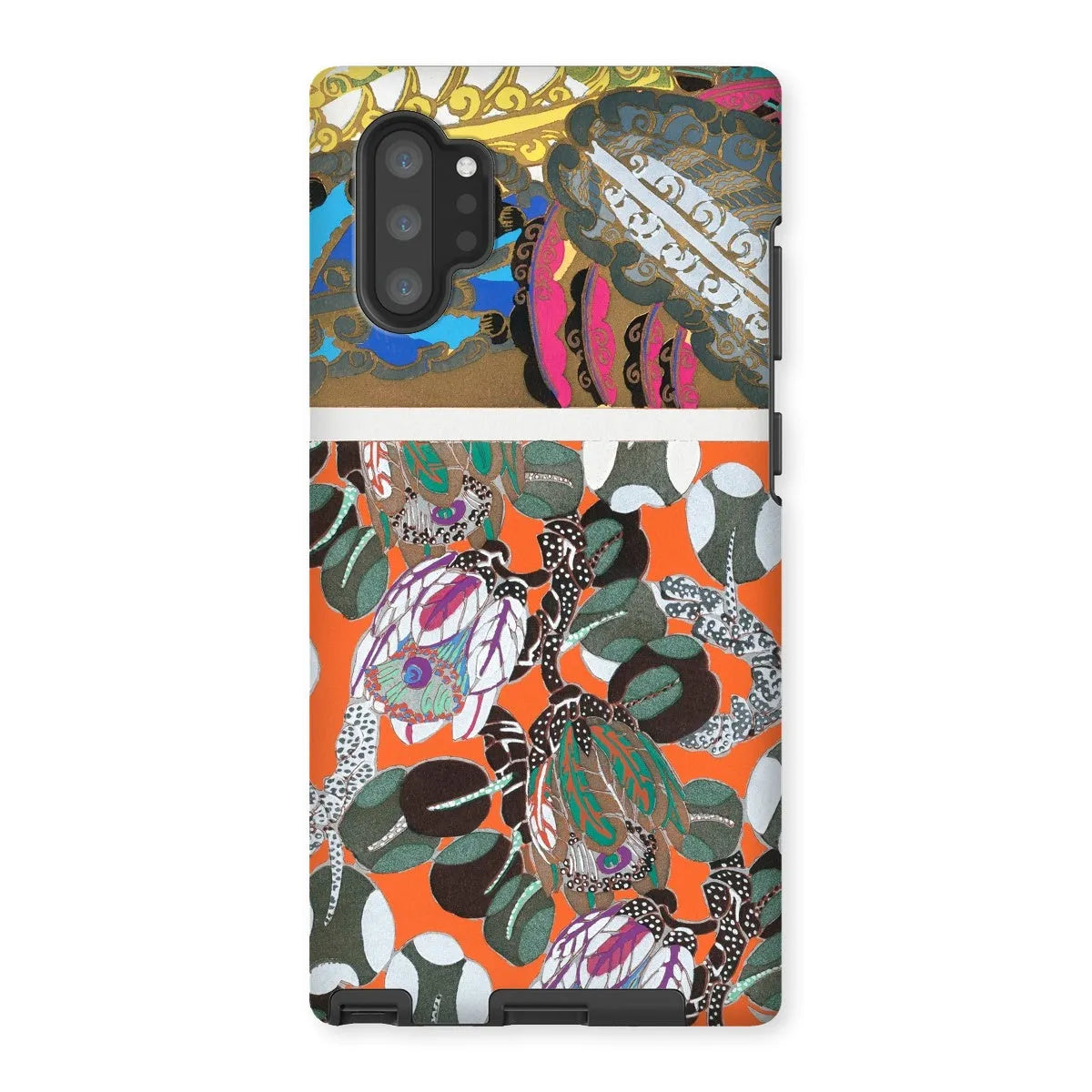 Floral Motifs - Decorative Art Phone Case - Edouard Benedictus - Samsung Galaxy Note 10p / Matte - Mobile Phone Cases