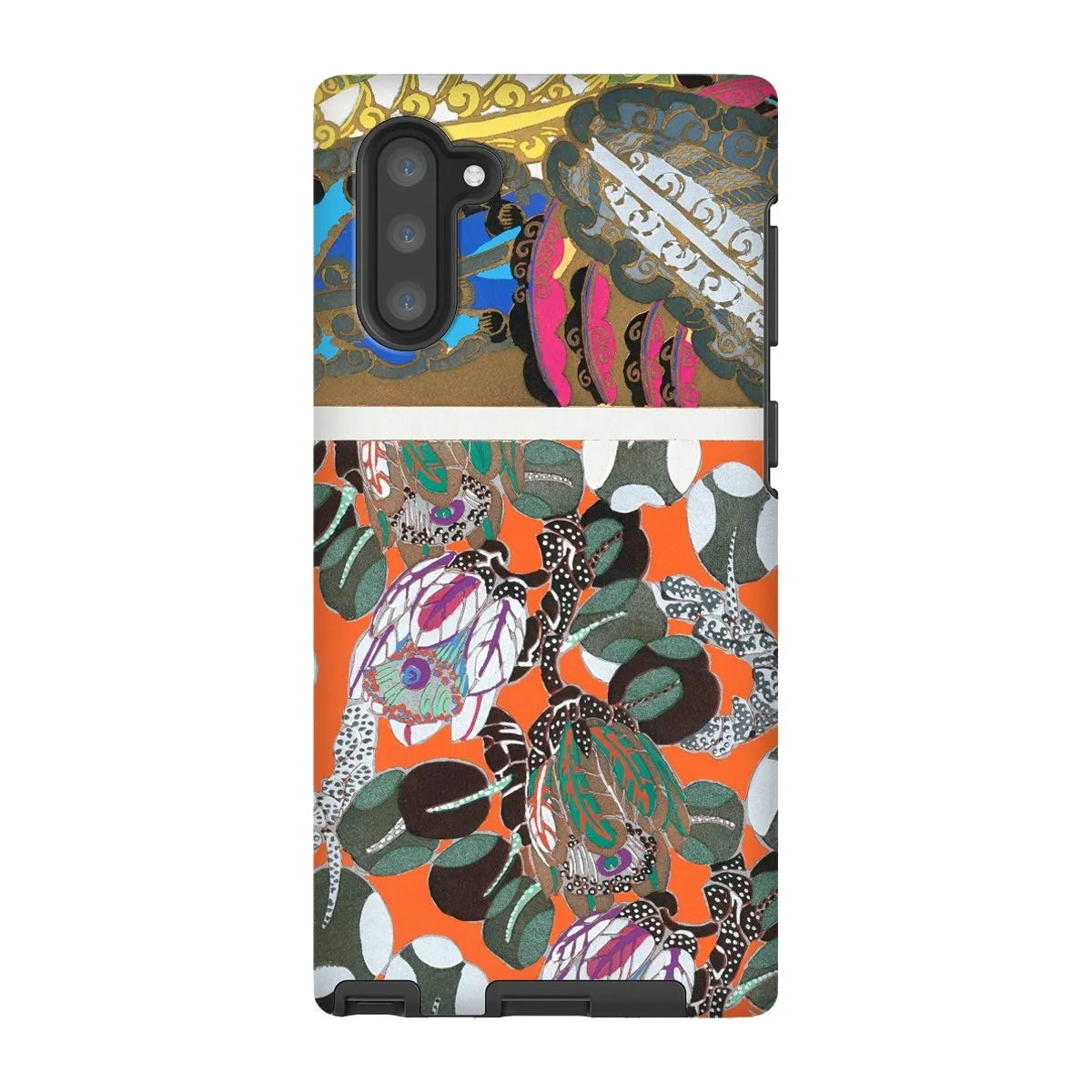 Floral Motifs - Decorative Art Phone Case - Edouard Benedictus - Samsung Galaxy Note 10 / Matte - Mobile Phone Cases