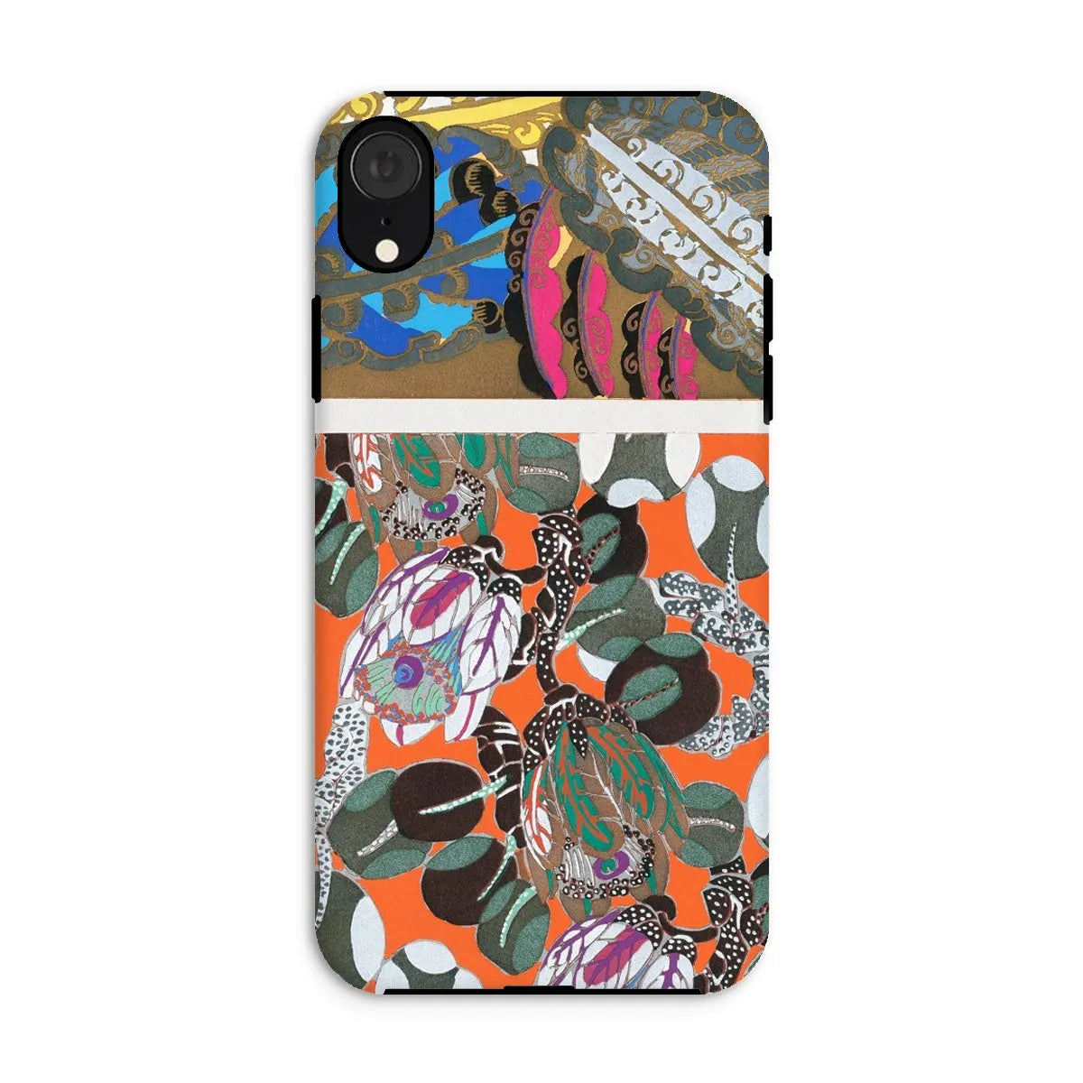 Floral Motifs - Decorative Art Phone Case - Edouard Benedictus - Iphone Xr / Matte - Mobile Phone Cases - Aesthetic Art