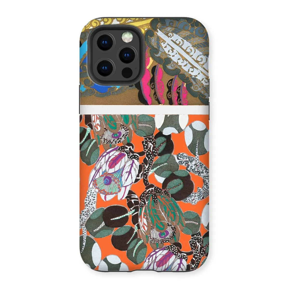 Floral Motifs - Decorative Art Phone Case - Edouard Benedictus - Iphone 12 Pro / Matte - Mobile Phone Cases - Aesthetic