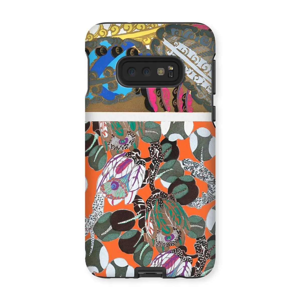 Floral Motifs - Decorative Art Phone Case - Edouard Benedictus - Samsung Galaxy S10e / Matte - Mobile Phone Cases