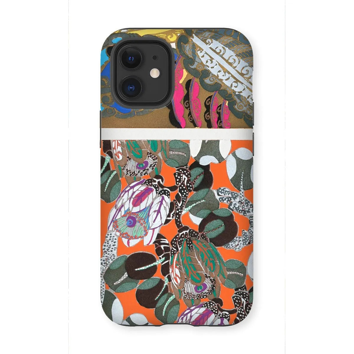 Floral Motifs - Decorative Art Phone Case - Edouard Benedictus - Iphone 12 Mini / Matte - Mobile Phone Cases