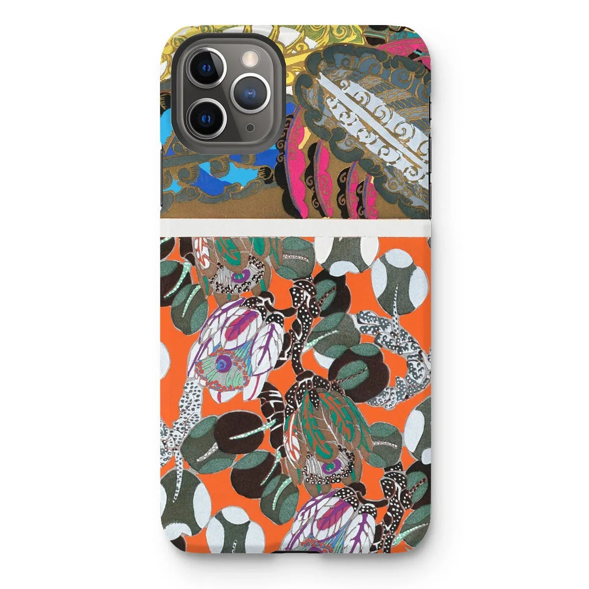 Floral Motifs - Decorative Art Phone Case - Edouard Benedictus - Iphone 11 Pro Max / Matte - Mobile Phone Cases