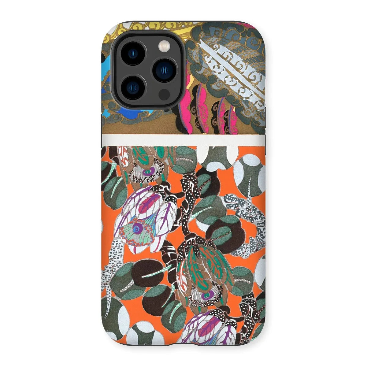 Floral Motifs - Decorative Art Phone Case - Edouard Benedictus - Iphone 14 Pro Max / Matte - Mobile Phone Cases