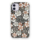 Floral Pattern - Bijutsu Sekai Watanabe Seitei Iphone Case, 11 / Matte, Floral Patterned Phone Case