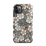 Floral Pattern - Bijutsu Sekai Watanabe Seitei Iphone Case, 11 Pro Max / Matte, Floral Patterned Phone Case