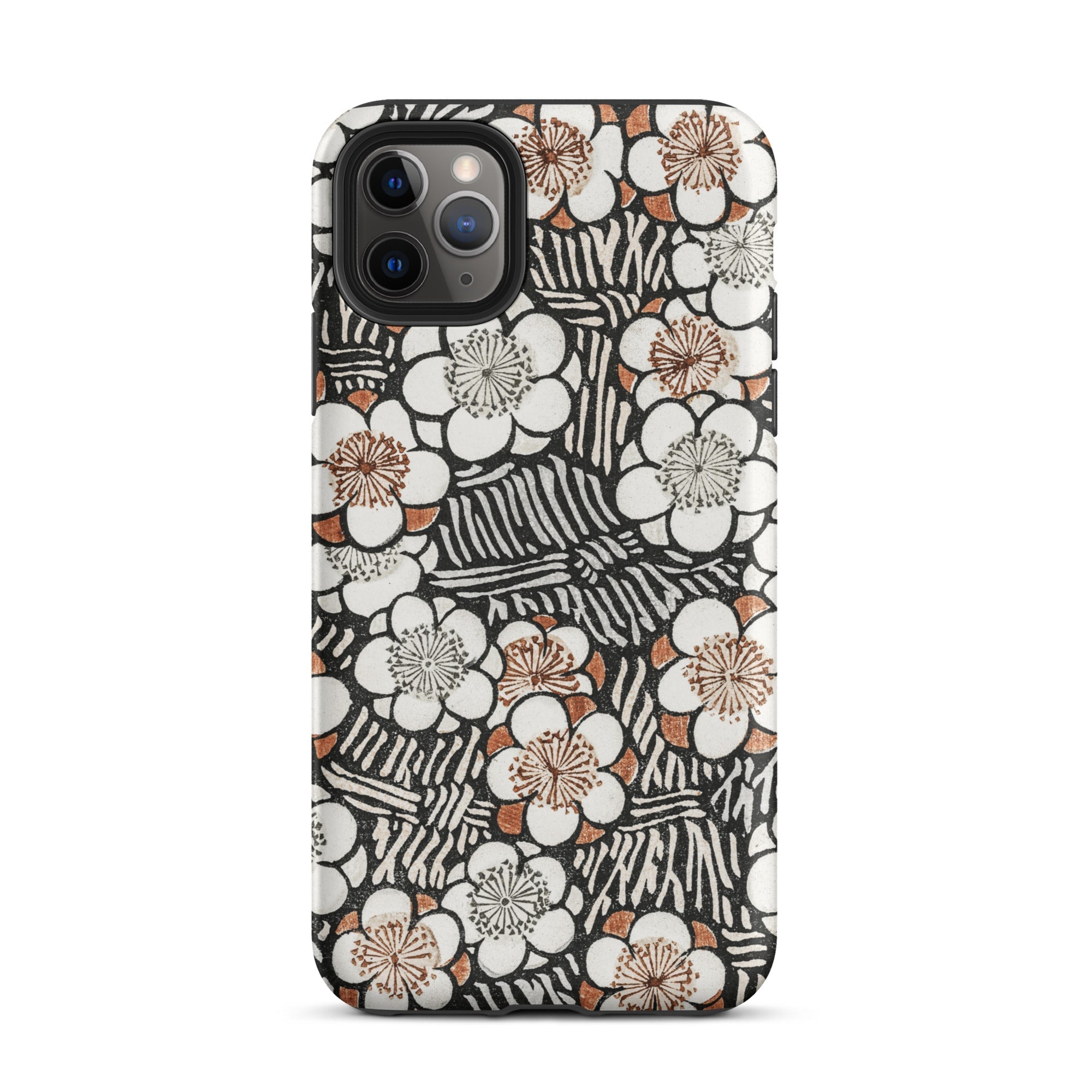Floral Pattern Bijutsu Sekai Watanabe Seitei Iphone Case, 11 Pro Max / Matte, Floral Patterned Phone Case