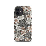 Floral Pattern - Bijutsu Sekai Watanabe Seitei Iphone Case, 12 / Matte, Floral Patterned Phone Case