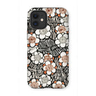 Floral Pattern - Bijutsu Sekai Watanabe Seitei Iphone Case, 12 Mini / Matte, Floral Patterned Phone Case