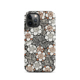 Floral Pattern - Bijutsu Sekai Watanabe Seitei Iphone Case, 12 Pro / Matte, Floral Patterned Phone Case