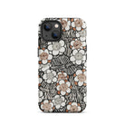 Floral Pattern Bijutsu Sekai Watanabe Seitei Iphone Case, 13 / Matte, Floral Patterned Phone Case