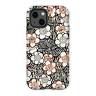 Floral Pattern - Bijutsu Sekai Watanabe Seitei Iphone Case, 13 / Matte, Floral Patterned Phone Case