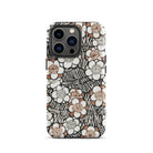 Floral Pattern Bijutsu Sekai Watanabe Seitei Iphone Case, 13 Pro / Matte, Floral Patterned Phone Case