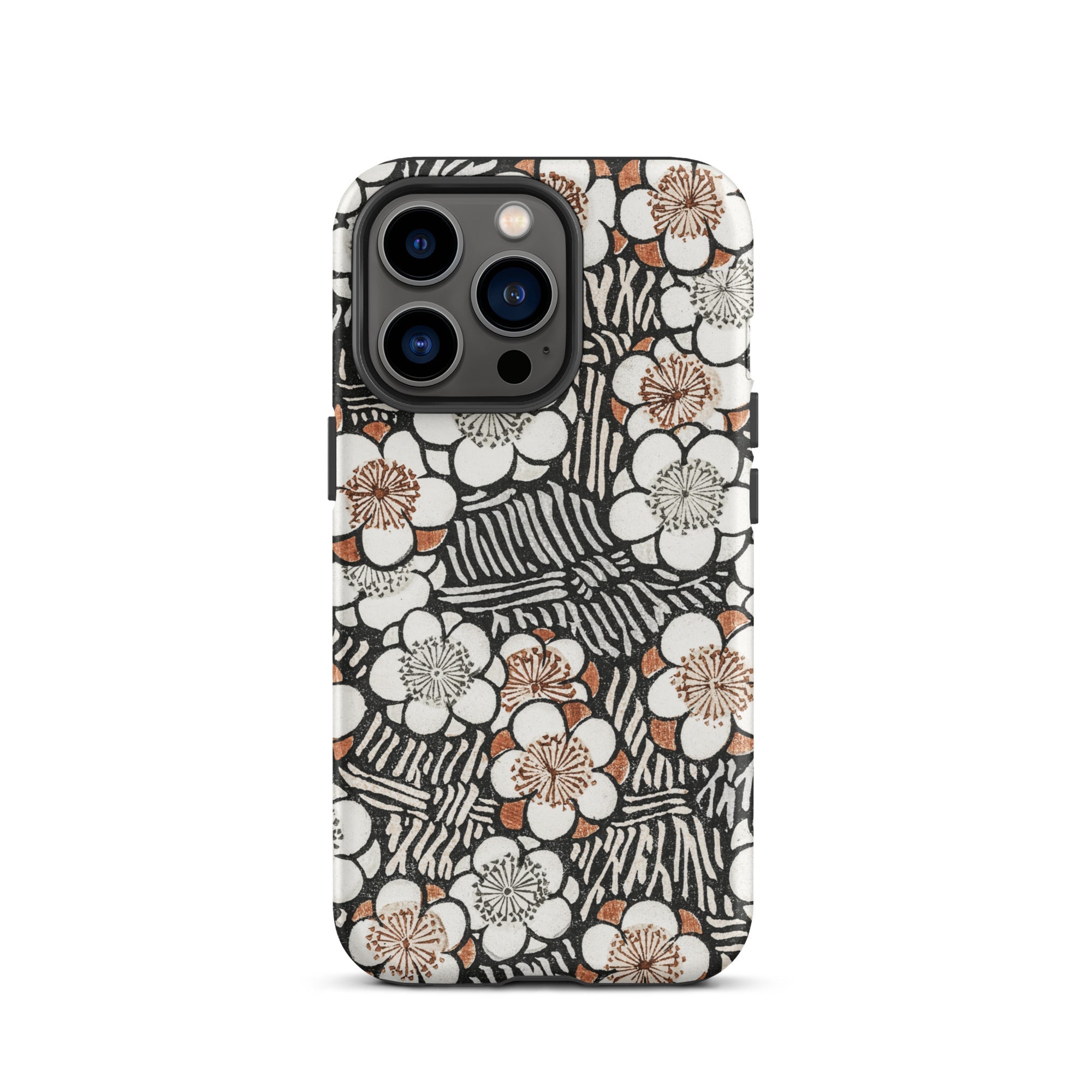 Floral Pattern Bijutsu Sekai Watanabe Seitei Iphone Case, 13 Pro / Matte, Floral Patterned Phone Case