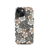 Floral Pattern - Bijutsu Sekai Watanabe Seitei Iphone Case, 15 / Matte, Floral Patterned Phone Case