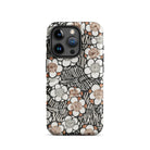 Floral Pattern Bijutsu Sekai Watanabe Seitei Iphone Case, 15 Pro / Matte, Floral Patterned Phone Case