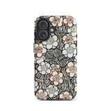 Floral Pattern - Bijutsu Sekai Watanabe Seitei Iphone Case, 16 / Matte, Floral Patterned Phone Case