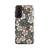 Floral Pattern - Bijutsu Sekai Watanabe Seitei Phone Case, Samsung Galaxy S21 Fe / Matte, Mobile Cases, Toby Leon