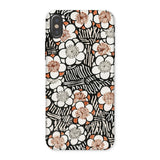 Floral Pattern - Bijutsu Sekai Watanabe Seitei Iphone Case, x / Matte, Floral Patterned Phone Case