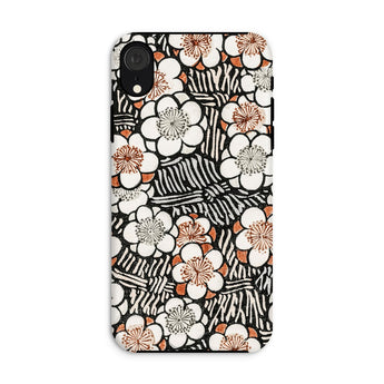 Floral Pattern - Bijutsu Sekai Watanabe Seitei Iphone Case, Xr / Matte, Floral Patterned Phone Case