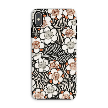 Floral Pattern - Bijutsu Sekai Watanabe Seitei Phone Case Iphone Xs Max / Matte Floral Patterned Phone Case Watanabe Seitei, Plum Blossoms