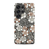 Floral Pattern - Bijutsu Sekai Watanabe Seitei Samsung Case, Galaxy S25 Ultra / Matte, Smartphone Floral Pattern Case