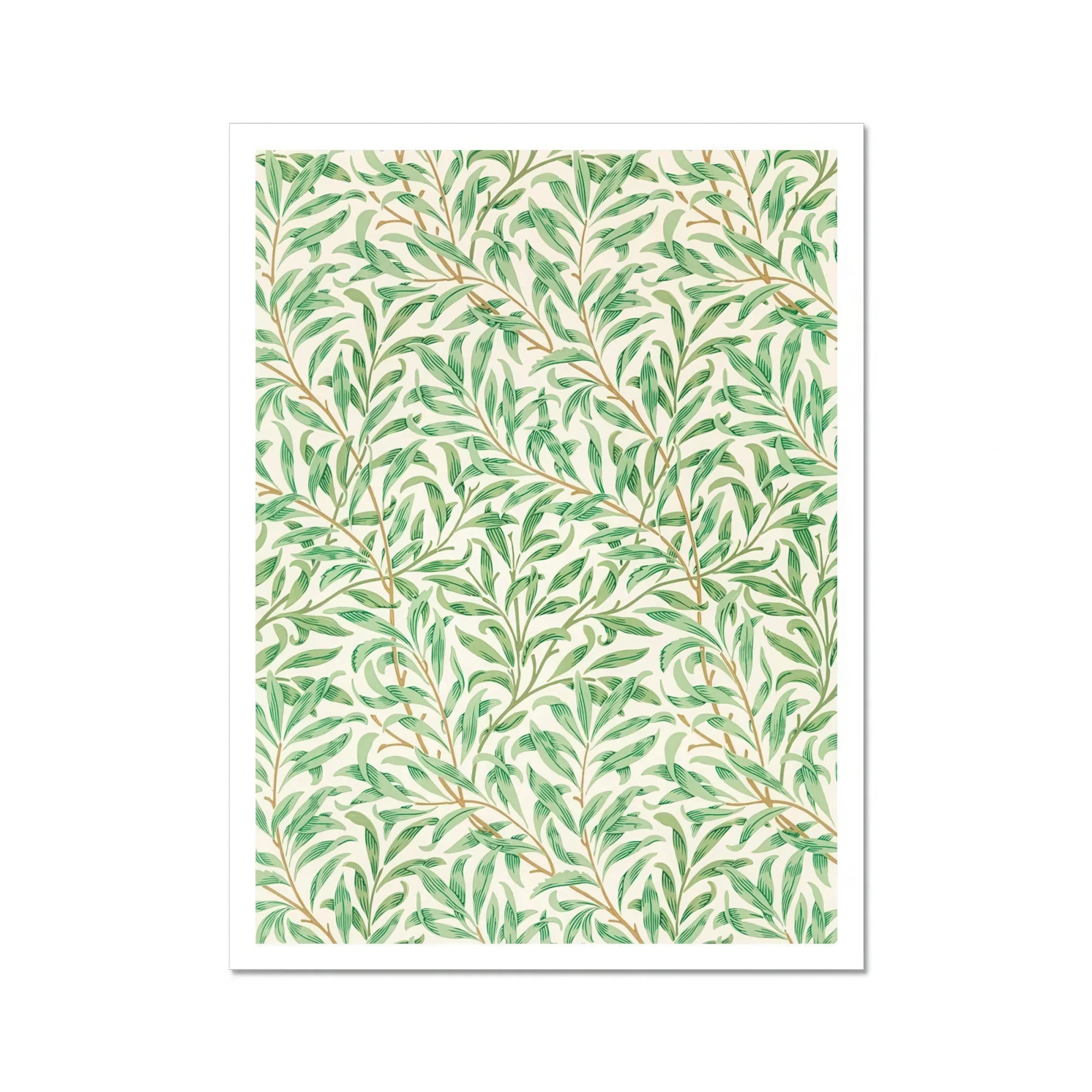 Willow Bough - William Morris Leaf Motif Art Print Posters Prints & Visual Artwork