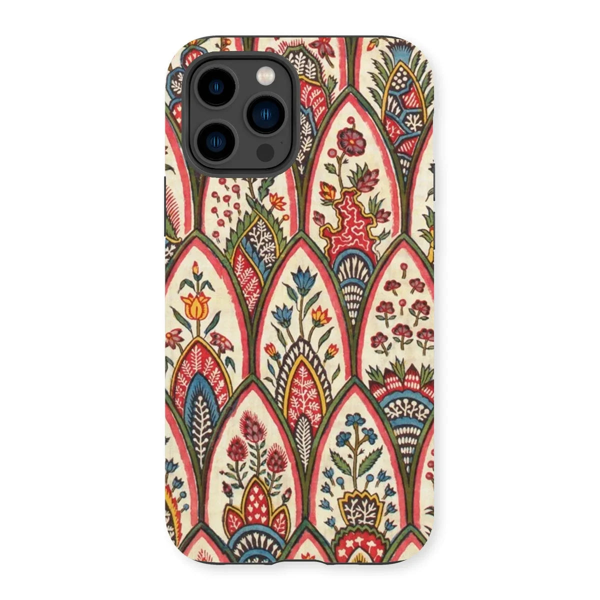 Floral Pattern - Oberkampf & Cie Fabric Iphone Case, 14 Pro / Matte, Kite-952437985, Phone Case Colorful Floral Paisley