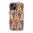 Floral Pattern - Oberkampf & Cie Fabric Iphone Case, 13 Mini / Matte, Kite-952437993, Phone Case Colorful Floral