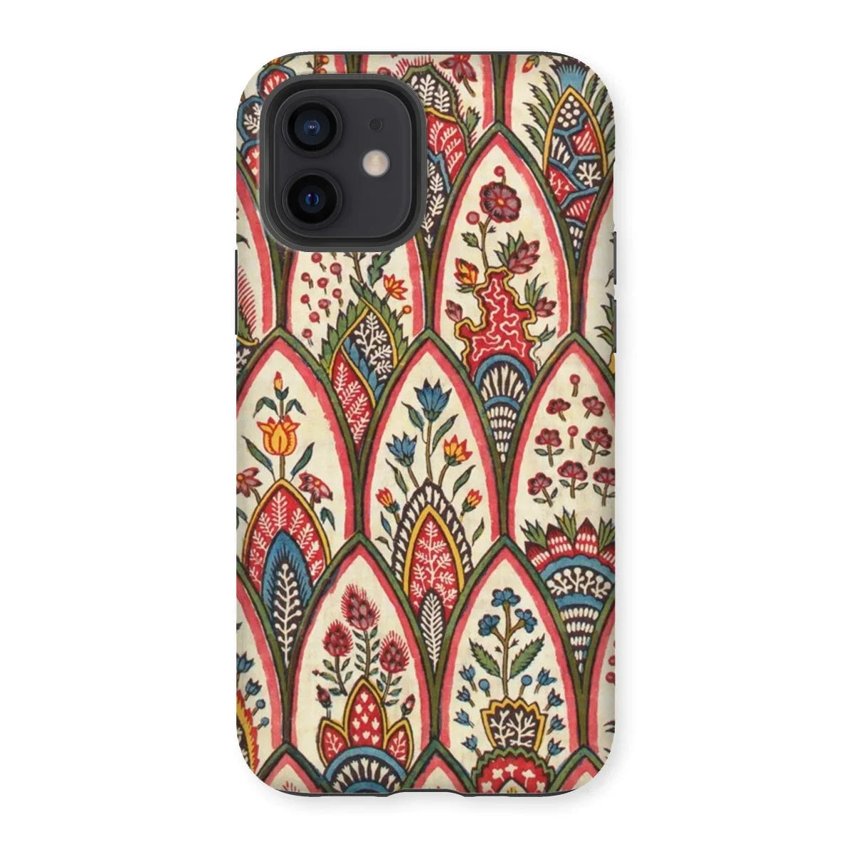 Floral Pattern - Oberkampf & Cie Fabric Iphone Case, 12 / Matte, Kite-952438017, Phone Case Colorful Floral Pattern