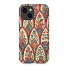 Floral Pattern - Oberkampf & Cie Fabric Iphone Case, 14 / Matte, Kite-952437983, Phone Case Colorful Floral Pattern