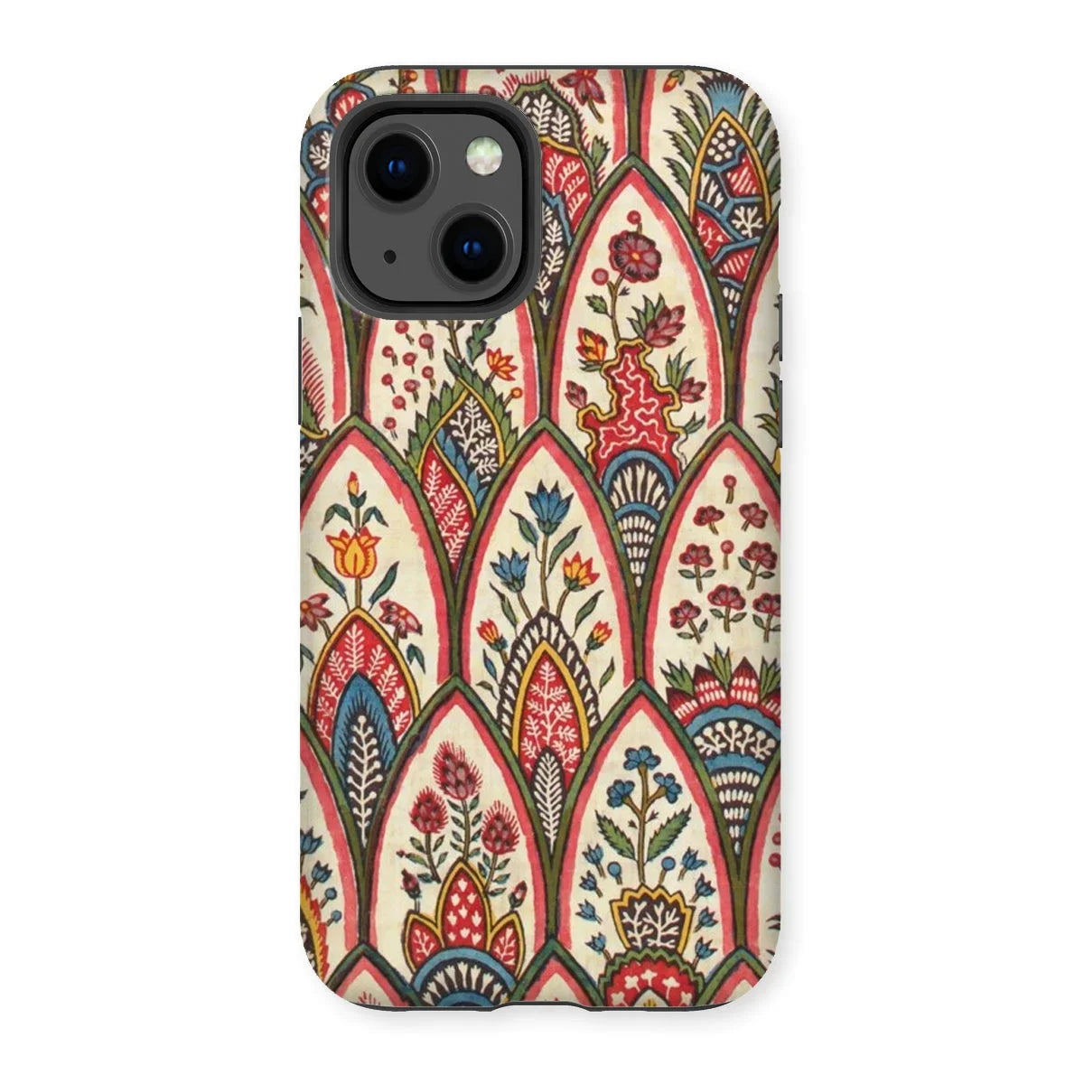 Floral Pattern - Oberkampf & Cie Fabric Iphone Case, 13 / Matte, Kite-952437991, Phone Case Colorful Floral Pattern