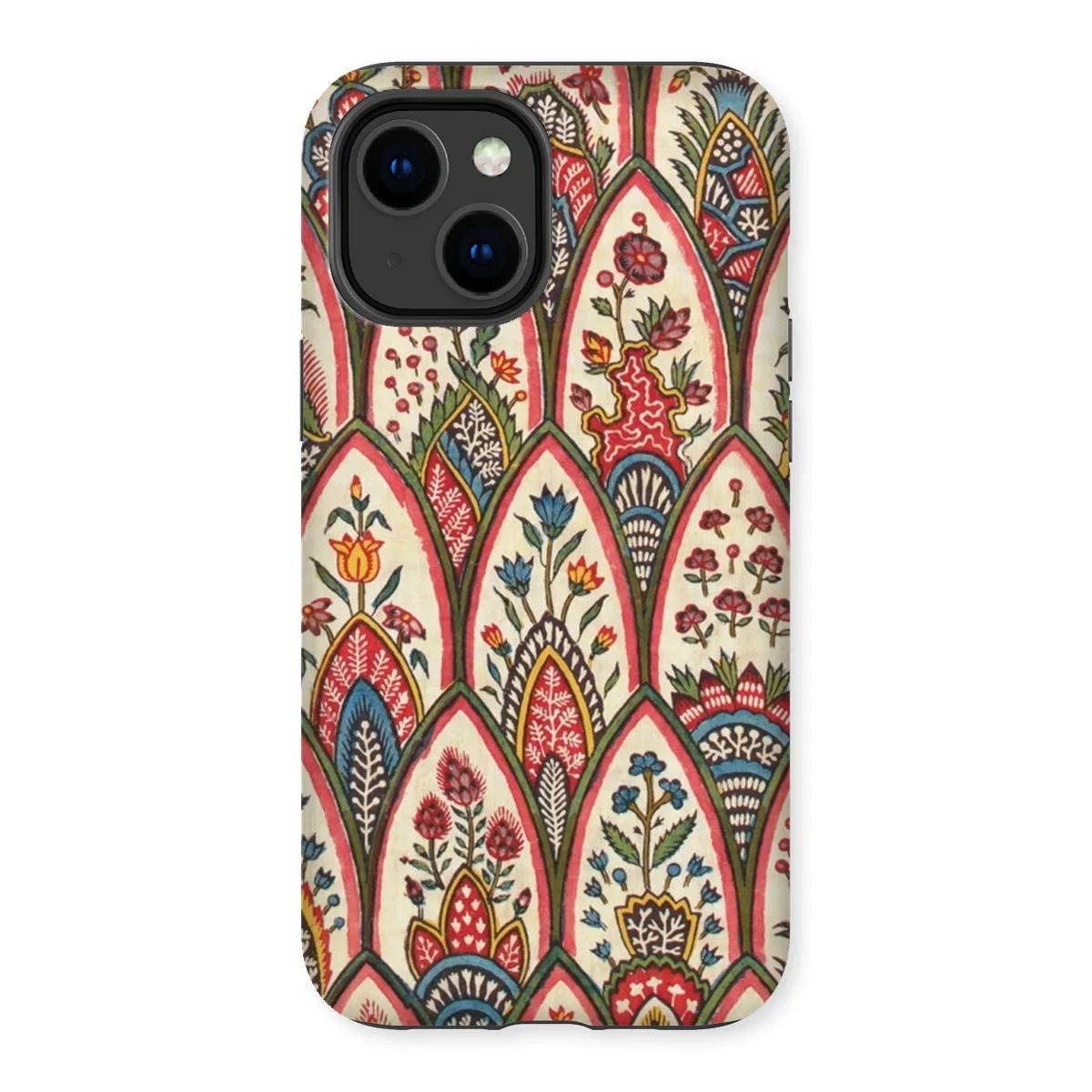 Floral Pattern - Oberkampf & Cie Fabric Iphone Case, 14 Plus / Matte, Kite-952437987, Phone Case Vintage Floral Pattern