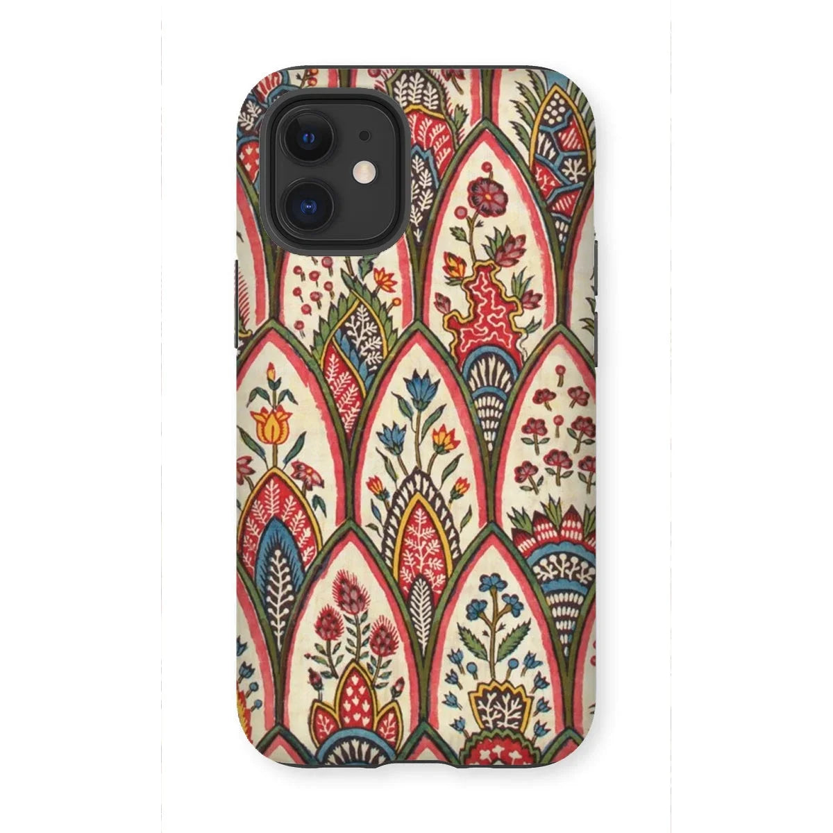 Floral Pattern - Oberkampf & Cie Fabric Iphone Case, 12 Mini / Matte, Kite-952438019, Phone Case Vintage Floral Pattern