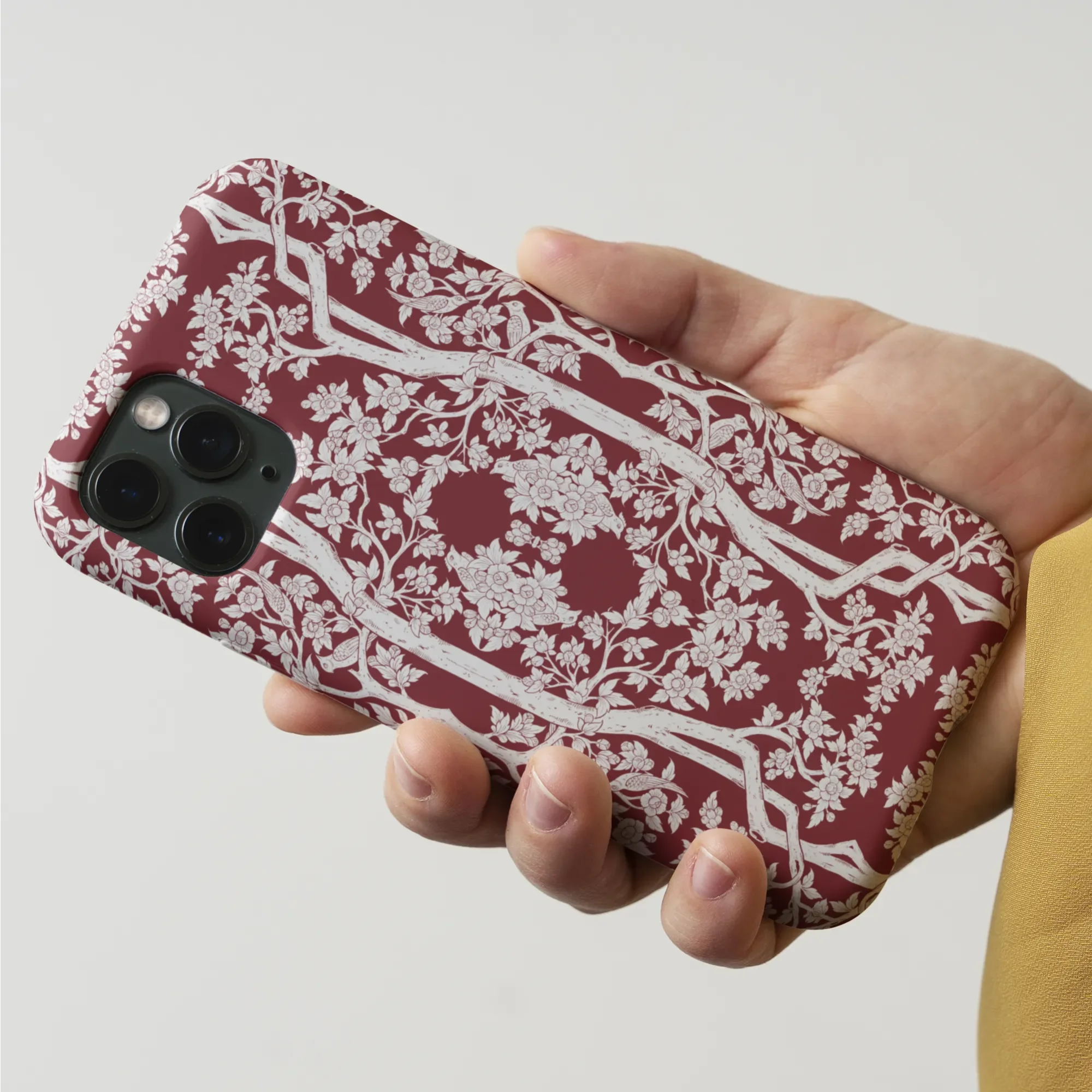 Aviary Red Aesthetic Pattern Art Iphone Case Mobile Phone Cases