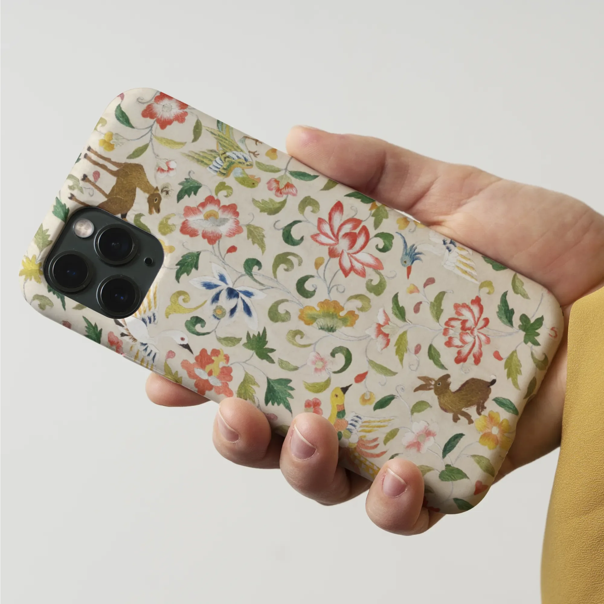 Crittersweet Symphony - Asian Fabric Art Iphone Case Mobile Phone Cases