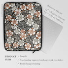 Kachō-ga Laptop Sleeve - Watanabe Seitei Floral Pattern Art Computer Covers & Skins