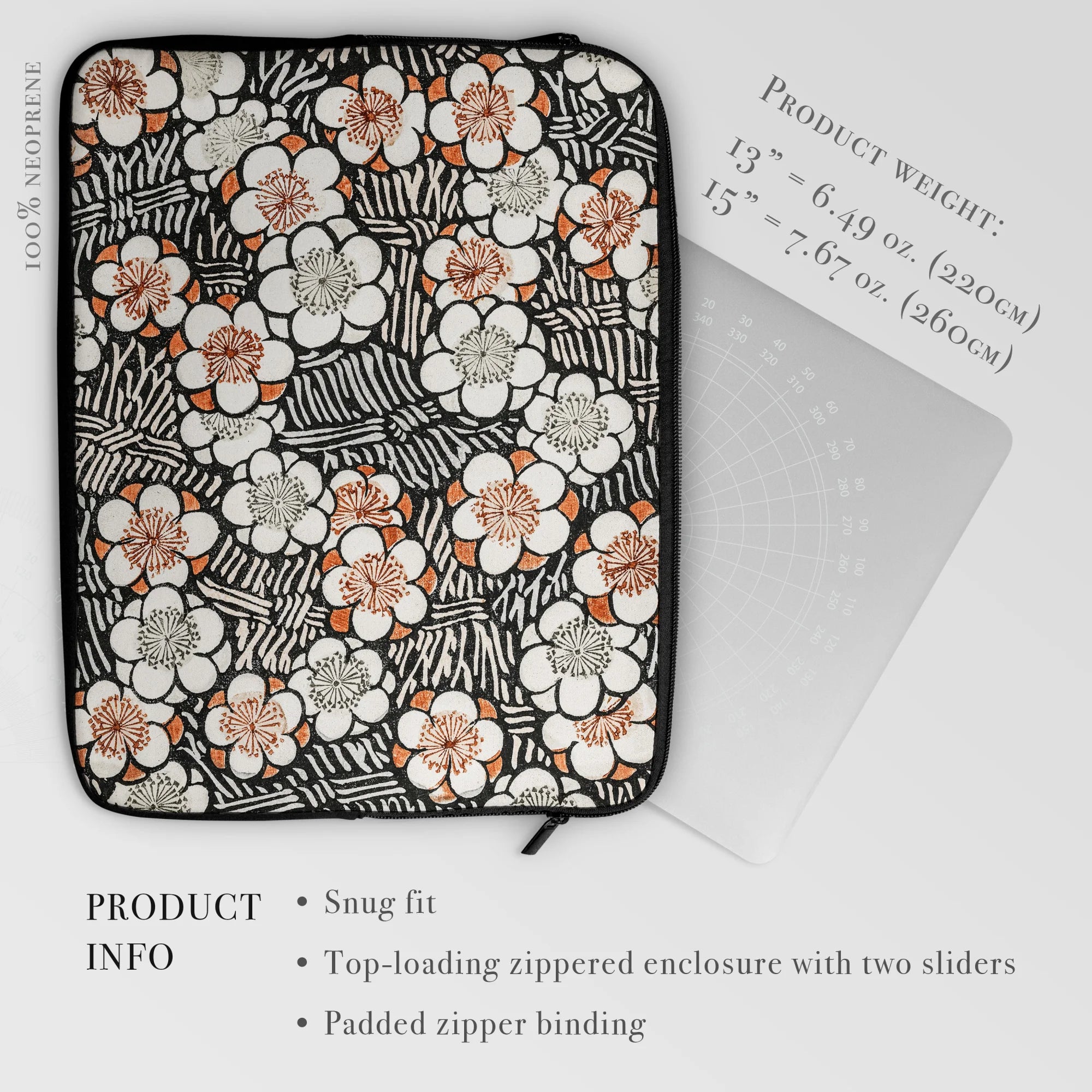 Kachō-ga - Watanabe Seitei Floral Laptop Sleeve Computer Covers & Skins