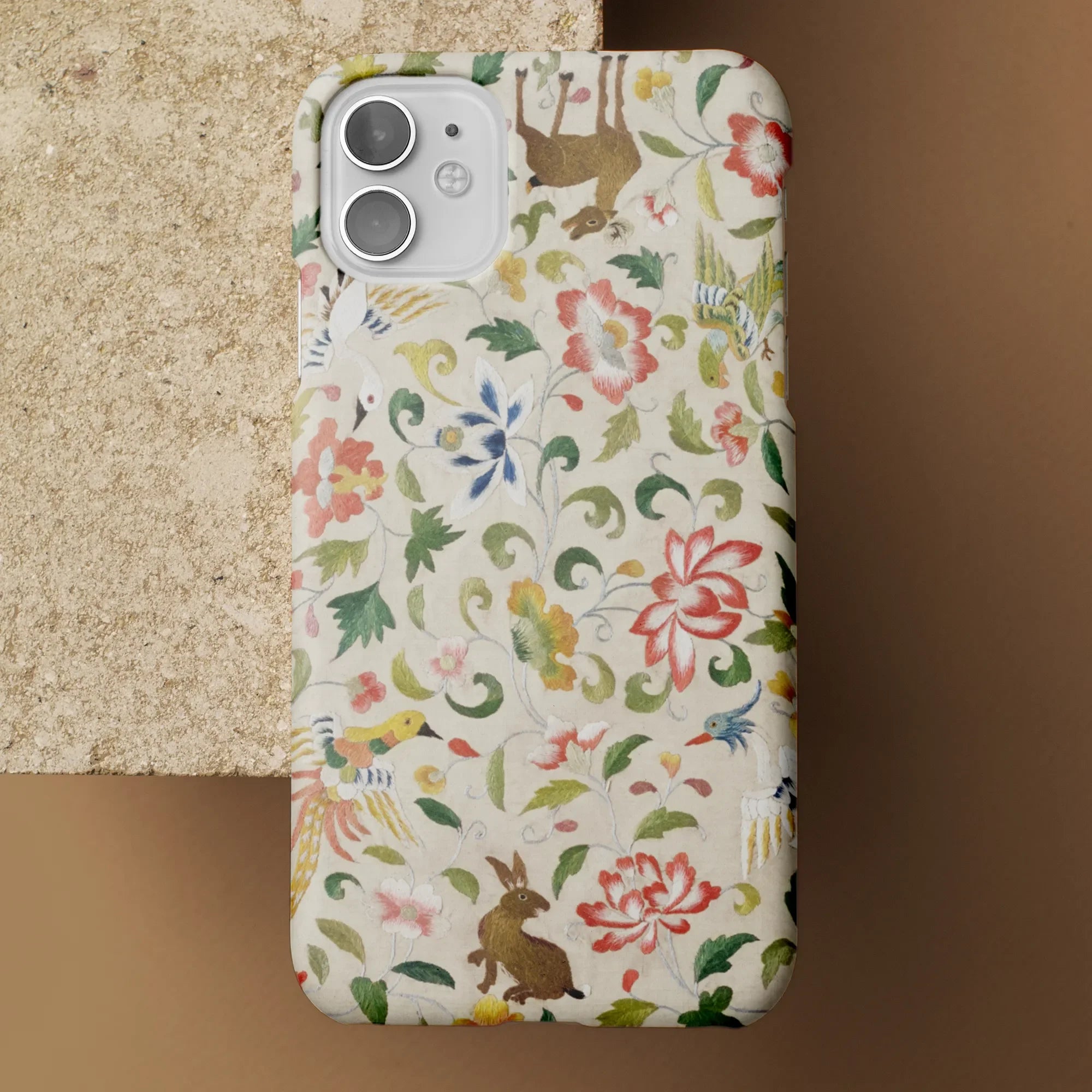 Crittersweet Symphony - Asian Fabric Art Iphone Case Mobile Phone Cases