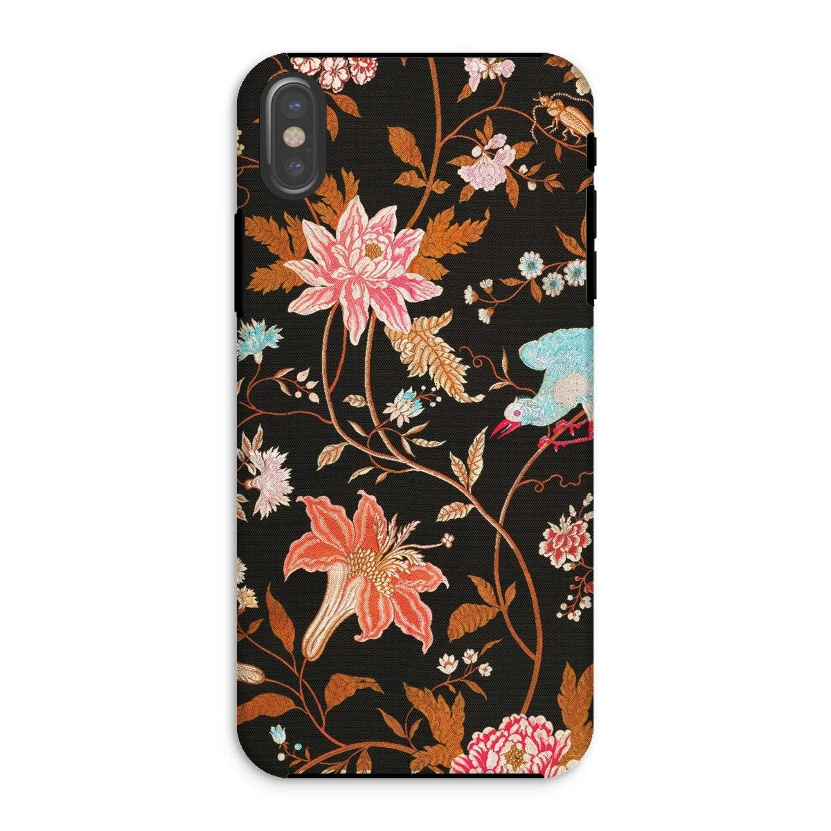 Midnight Call - Flora & Fauna Fabric Iphone Case Xs / Matte Mobile Phone Cases