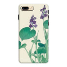 Blooming Hosta - Floral Aesthetic Art Iphone Case - Ohara Koson 8 Plus / Matte Mobile Phone Cases