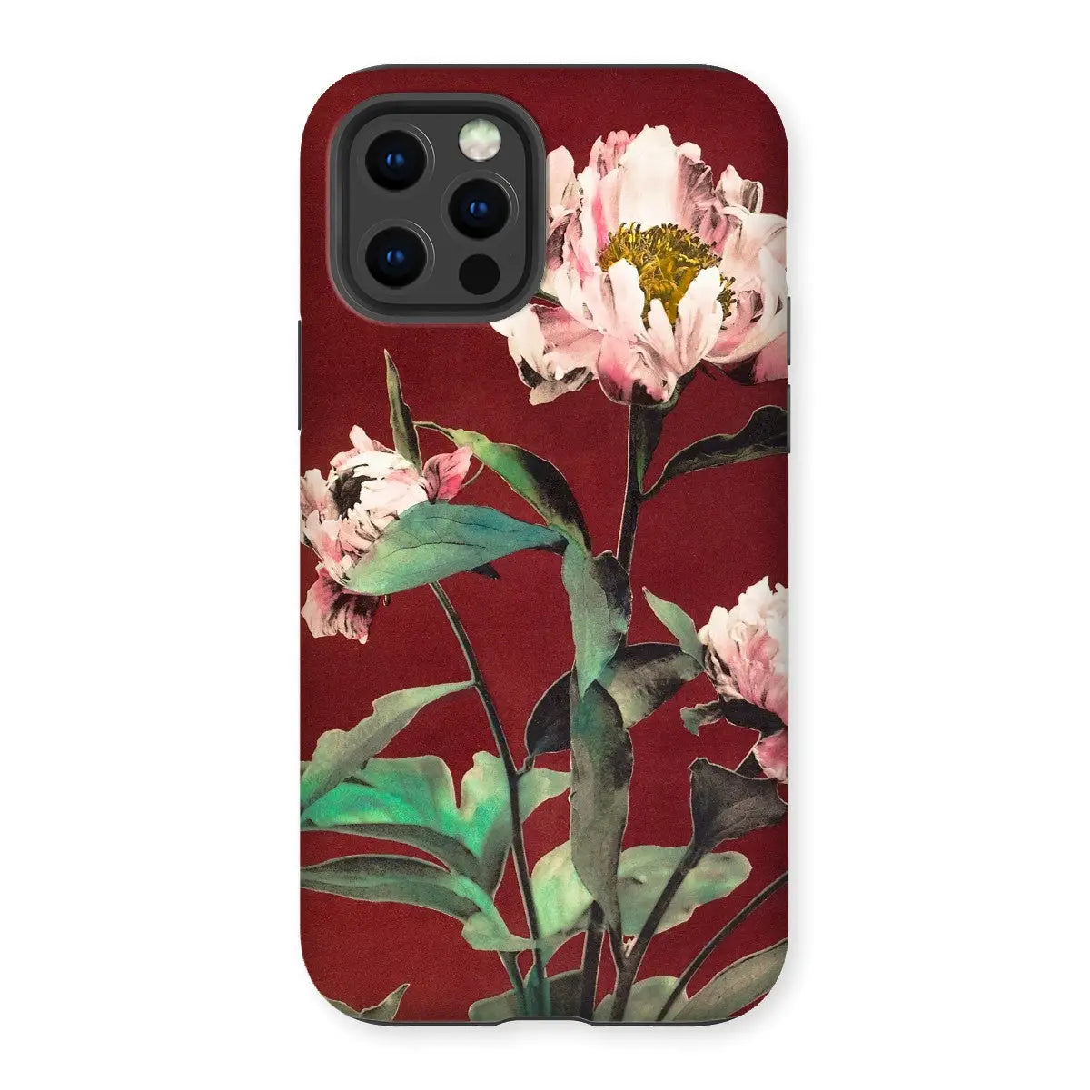 Pink Peonies - Kazumasa Ogawa Floral Iphone Case 12 Pro / Matte Mobile Phone Cases