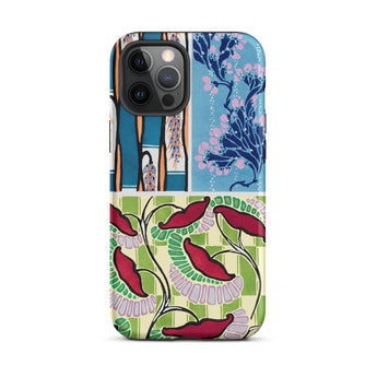Floréal-dessins & Coloris Nouveaux - E.a. Séguy Iphone Case, 12 Pro Max / Matte, Floral Patterned Phone Case