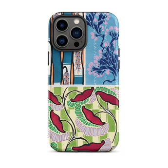 Floréal-dessins & Coloris Nouveaux - E.a. Séguy Iphone Case, 13 Pro Max / Matte, Floral Patterned Phone Case