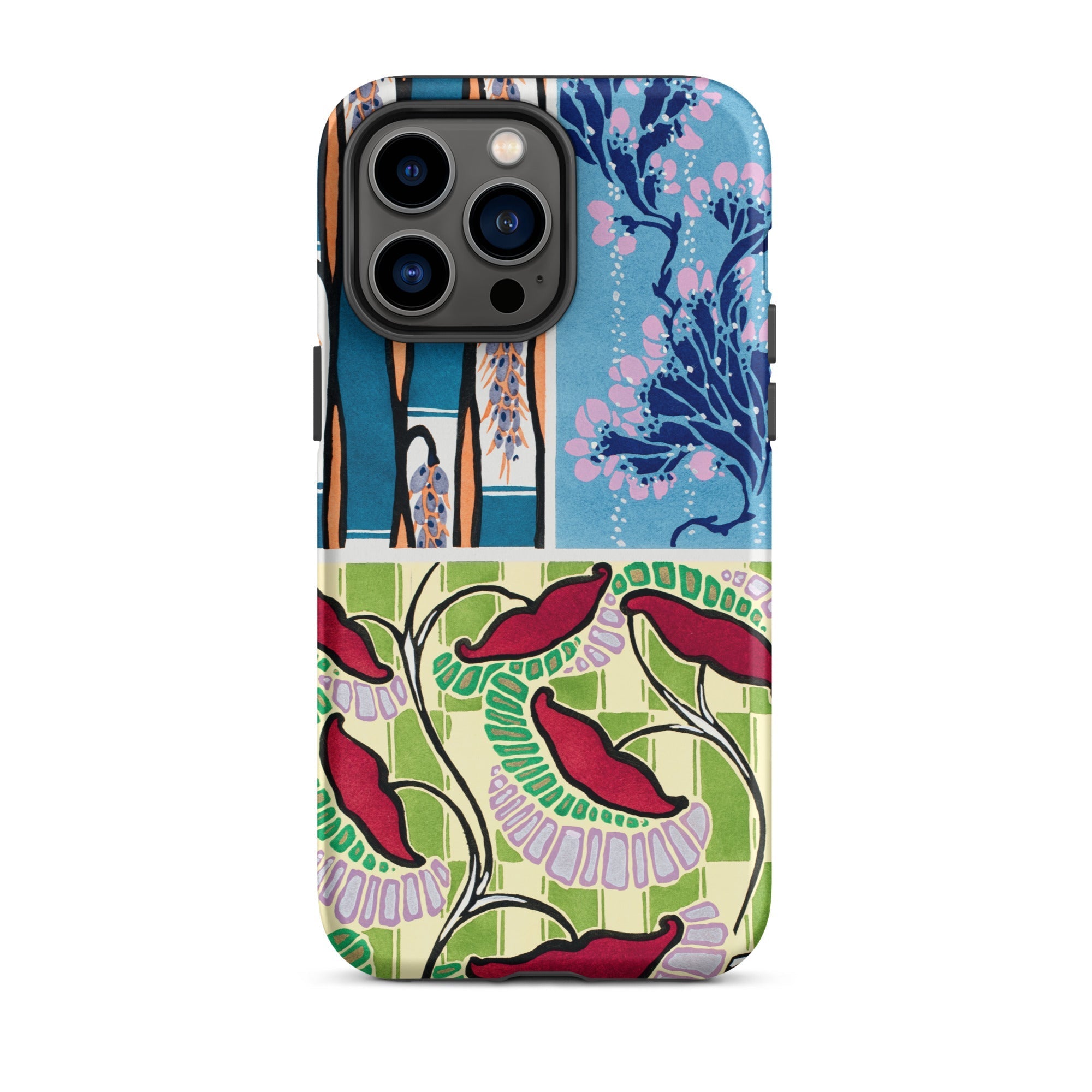 Floréal Dessins & Coloris Nouveaux E.a. Séguy Iphone Case, 14 Pro Max / Matte, Art Nouveau Patterned Phone Case